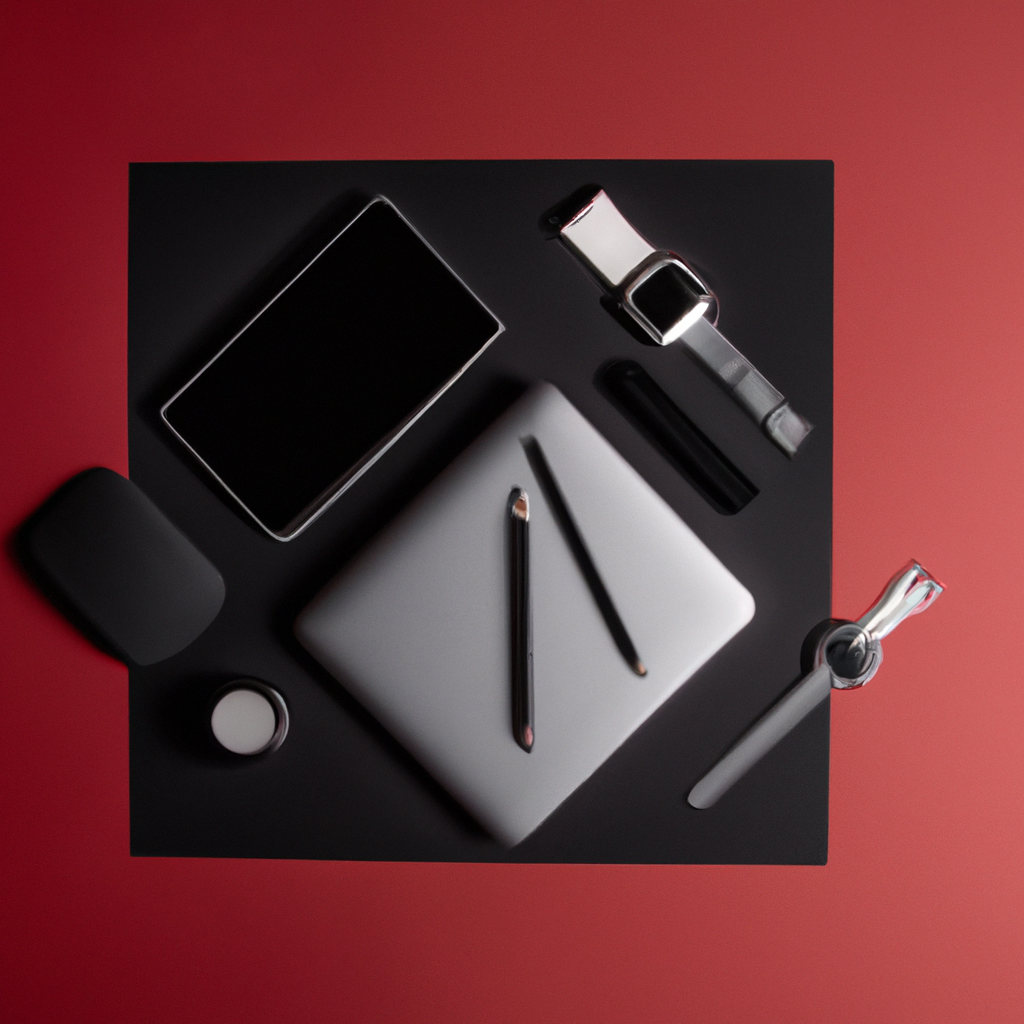 Producto colorido en flatlay con composición limpia