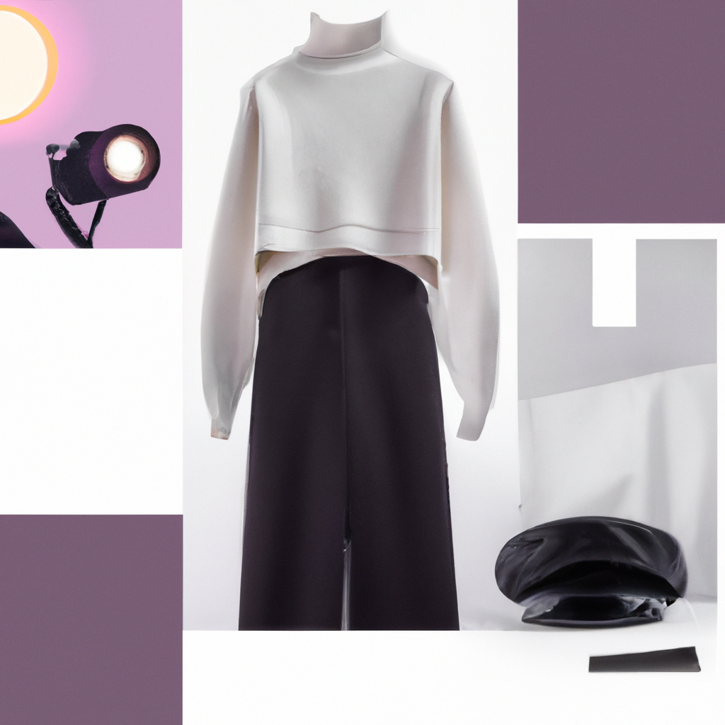 Lookbook de moda con paleta neutra en estudio