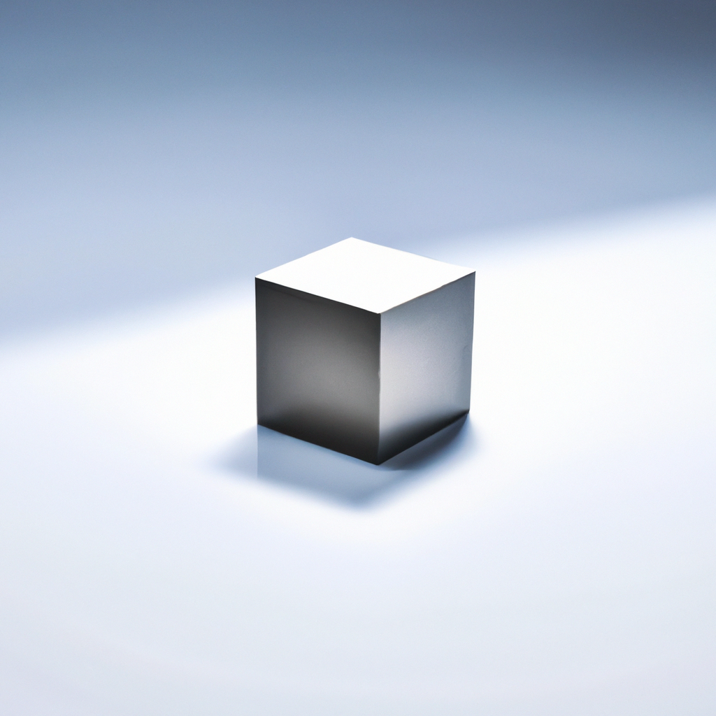 Packshot minimalista con fondo blanco y reflejos controlados